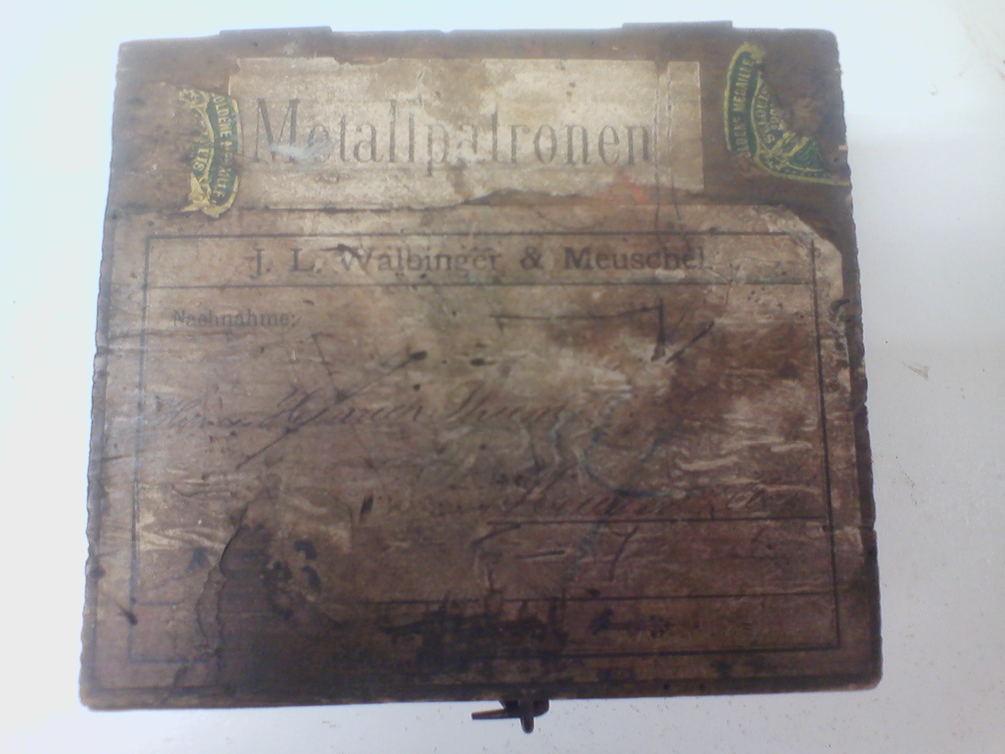 20140819_sbírka 9_bedýnka_Metallpatronen J L Walbinger & Meuschel (1)